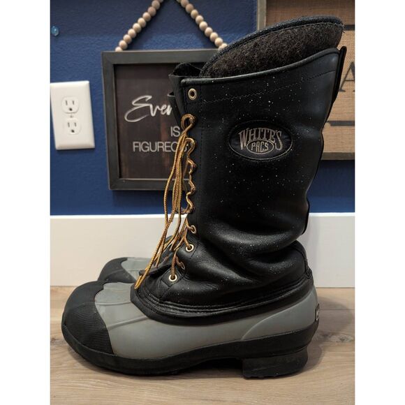 Whites Snow Pac Elk Guide Insulated Steel Toe Boots Men’s 11 Winter 14" USA - Picture 4 of 16